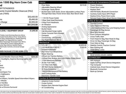 New 2026 RAM 1500 Big Horn AWD/4WD image 26