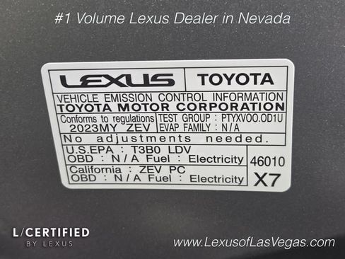 Certified 2023 Lexus RZ 450e Premium w/ Technology Package AWD/4WD image 27