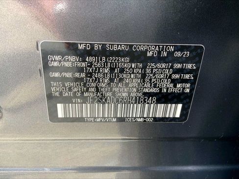 Certified 2024 Subaru Forester Premium AWD/4WD image 34