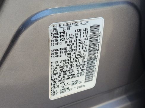 Used 2015 Nissan Rogue S FWD image 30