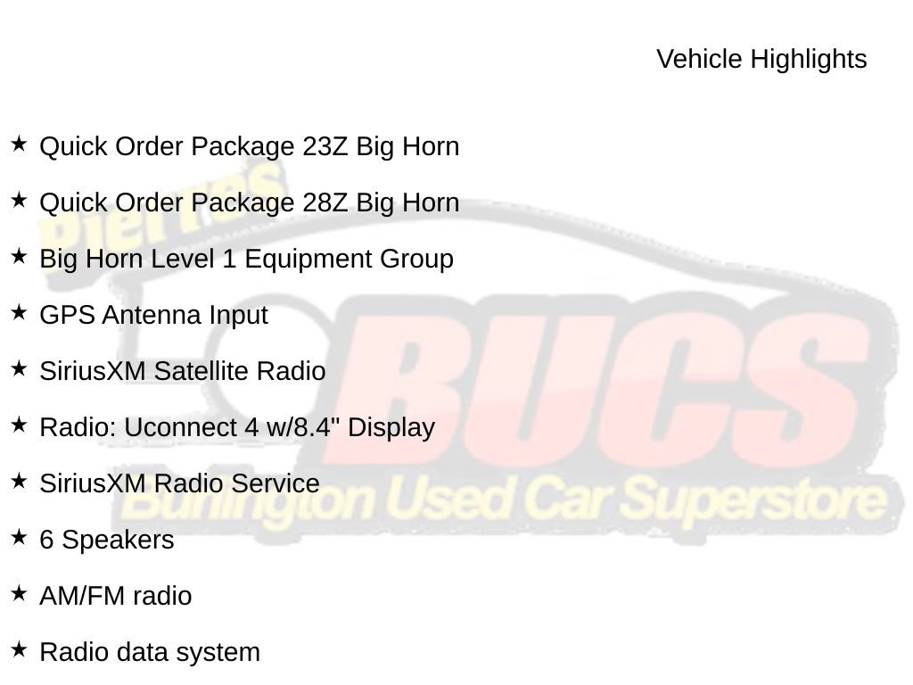 Used 2021 RAM 1500 Big Horn RWD image 11