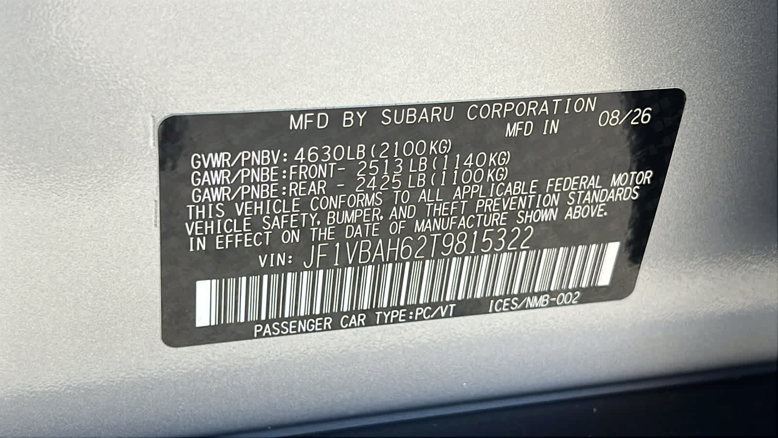 New 2026 Subaru WRX Premium AWD/4WD image 30