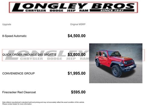 Used 2025 Jeep Wrangler Sport S image 2