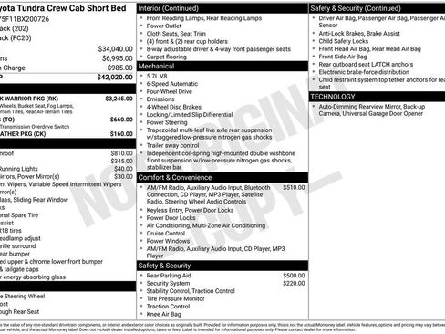 Used 2011 Toyota Tundra 4x4 CrewMax w/ TRD Rock Warrior Pkg image 2