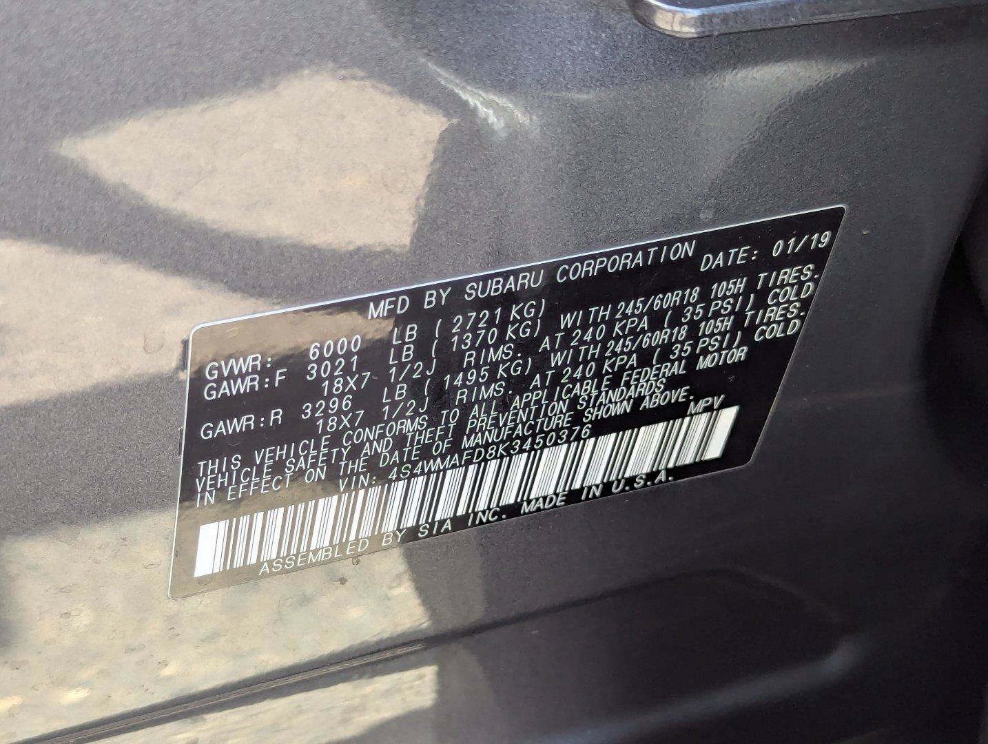 Used 2019 Subaru Ascent Premium AWD/4WD image 42