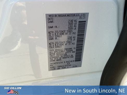 New 2025 Nissan Murano SL w/ Cargo Package image 12