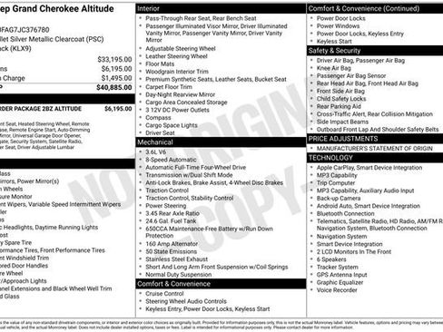 Used 2018 Jeep Grand Cherokee Altitude image 10