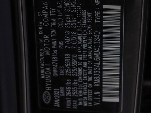 Used 2021 Hyundai Tucson Limited image 33