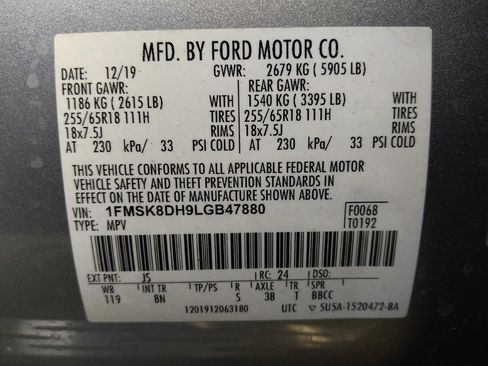 Used 2020 Ford Explorer XLT w/ Class III Trailer Tow Package AWD/4WD image 33