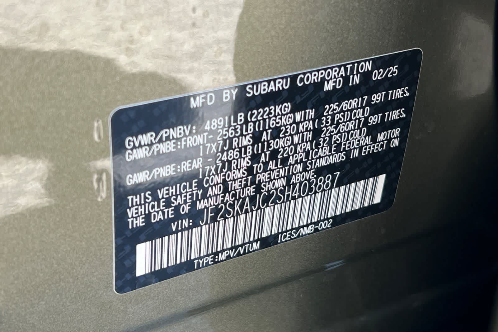 Used 2025 Subaru Forester Wilderness w/ Wilderness Package AWD/4WD image 39