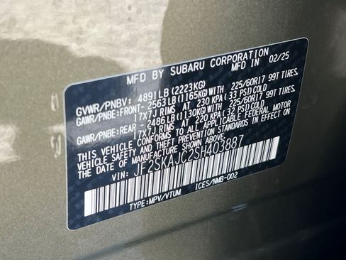 Used 2025 Subaru Forester Wilderness w/ Wilderness Package AWD/4WD image 39