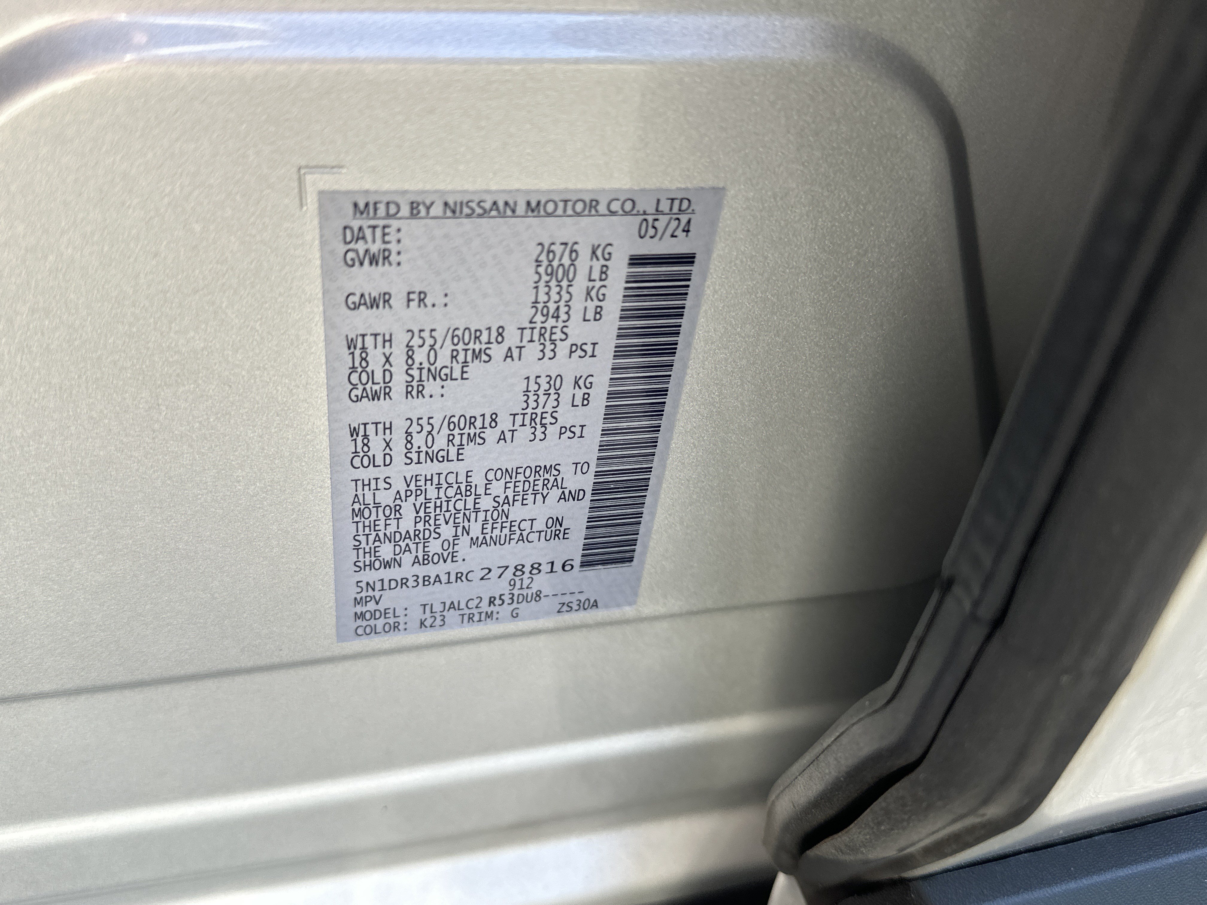 Used 2024 Nissan Pathfinder SV FWD image 28