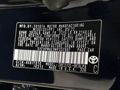 Used 2022 Toyota Corolla LE w/ LE Convenience Package FWD image 26