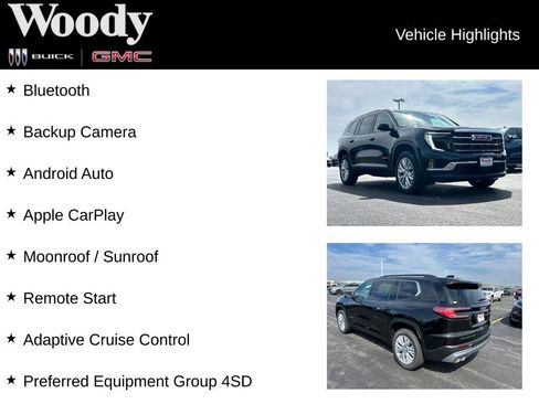 New 2026 GMC Acadia Elevation w/ Elevation Premium Package AWD/4WD image 3