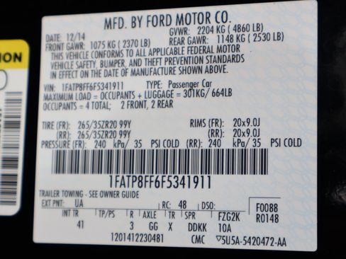 Used 2015 Ford Mustang GT Premium w/ Equipment Group 401A image 27