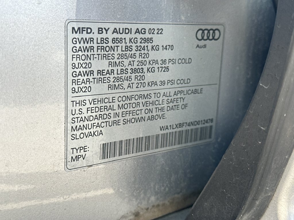 Used 2022 Audi Q7 3.0T Premium Plus w/ Premium Plus Package AWD/4WD image 24