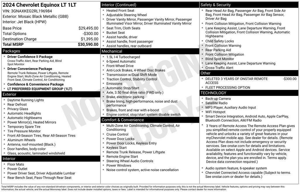 Used 2024 Chevrolet Equinox LT FWD image 3
