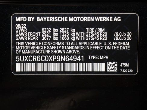 Certified 2023 BMW X5 xDrive40i w/ Parking Assistance Package image 23