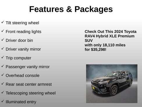 Used 2024 Toyota RAV4 XLE Premium w/ Weather Package image 25