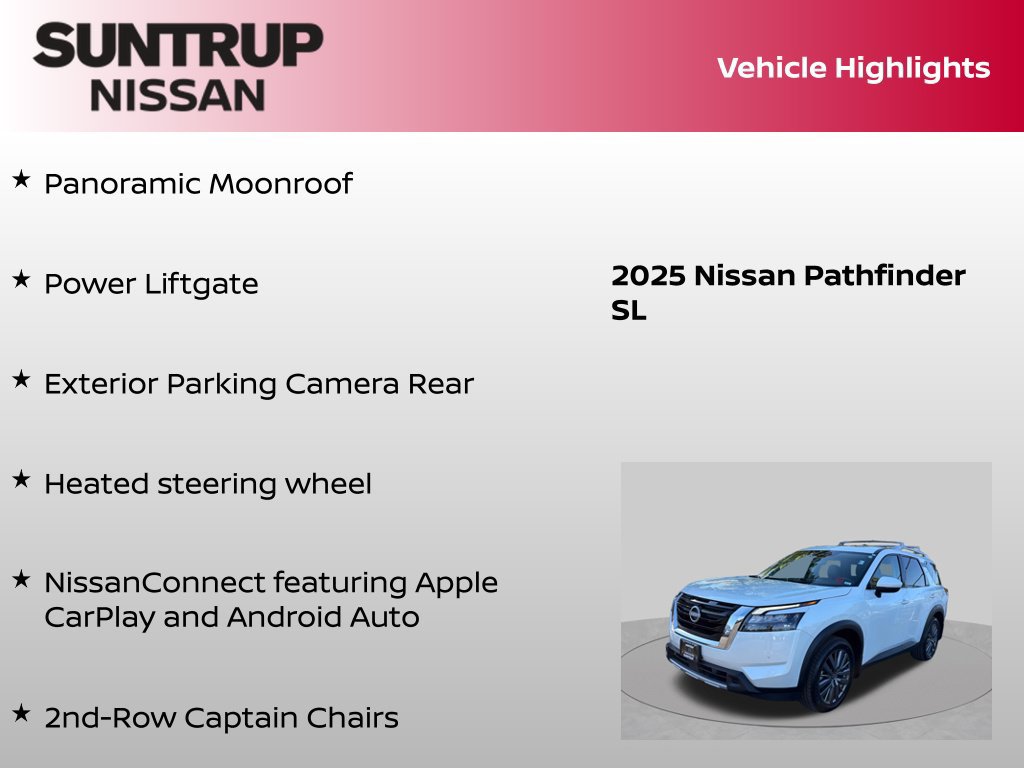 Certified 2025 Nissan Pathfinder SL w/ SL Premium Package AWD/4WD image 16