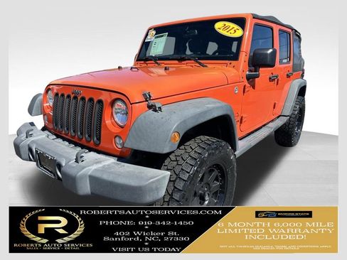 Used 2015 Jeep Wrangler Unlimited Sport w/ Quick Order Package 24S AWD/4WD image 1