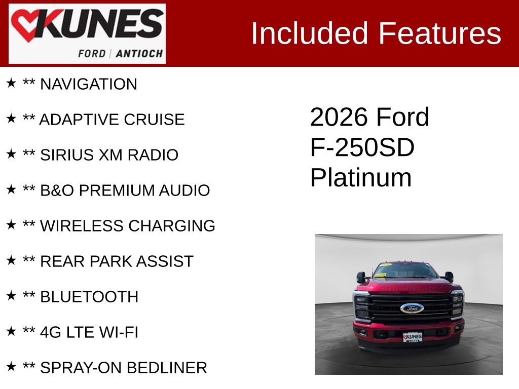 Used 2026 Ford F250 Platinum AWD/4WD image 4