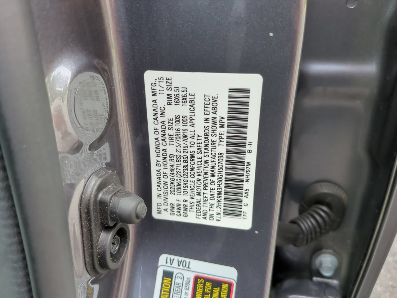 Used 2016 Honda CR-V LX image 23