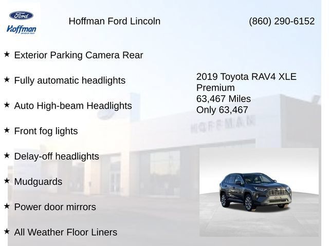 Used 2019 Toyota RAV4 XLE Premium w/ All Weather Liner Package AWD/4WD image 28