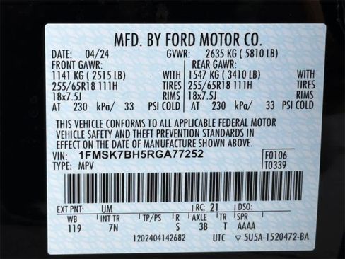 Used 2024 Ford Explorer 2WD image 33