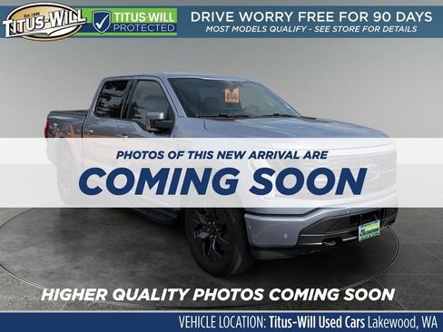 Used 2022 Ford F150 Lightning Lariat AWD/4WD image 1