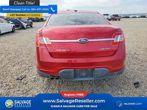 Used 2011 Ford Taurus Limited w/ 301A Rapid Spec Order Code FWD image 8
