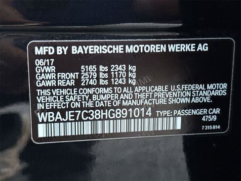 Used 2017 BMW 540i xDrive image 27