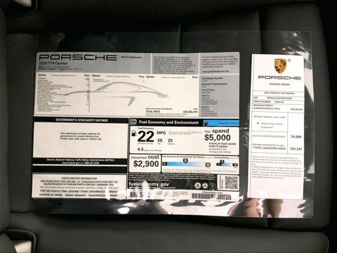 Used 2025 Porsche 718 Cayman RWD image 24