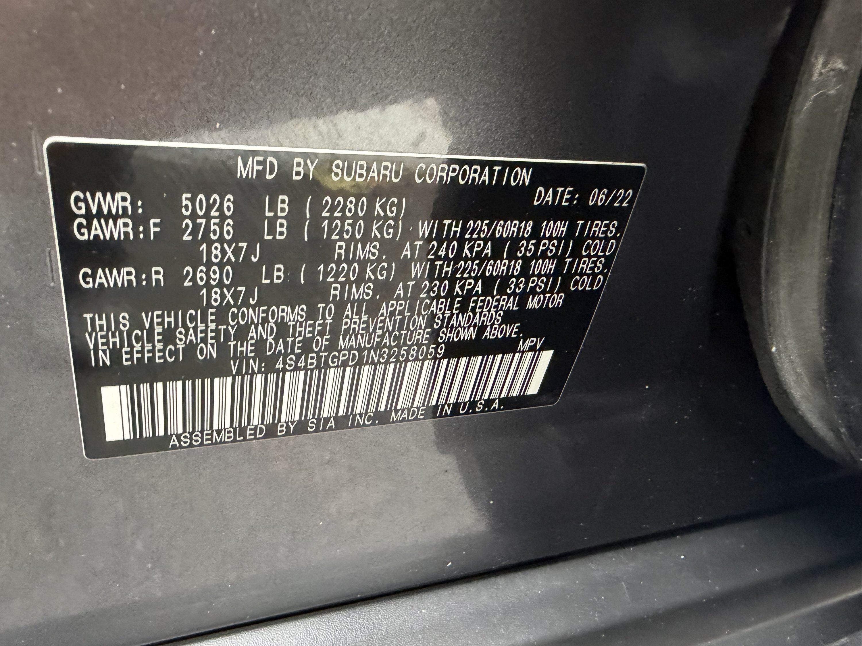 Used 2022 Subaru Outback Touring XT AWD/4WD image 42