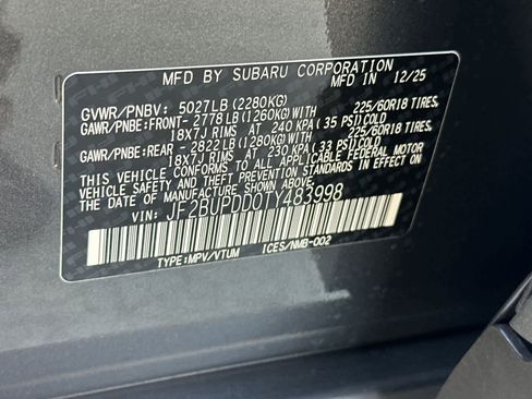 New 2026 Subaru Outback Limited image 35