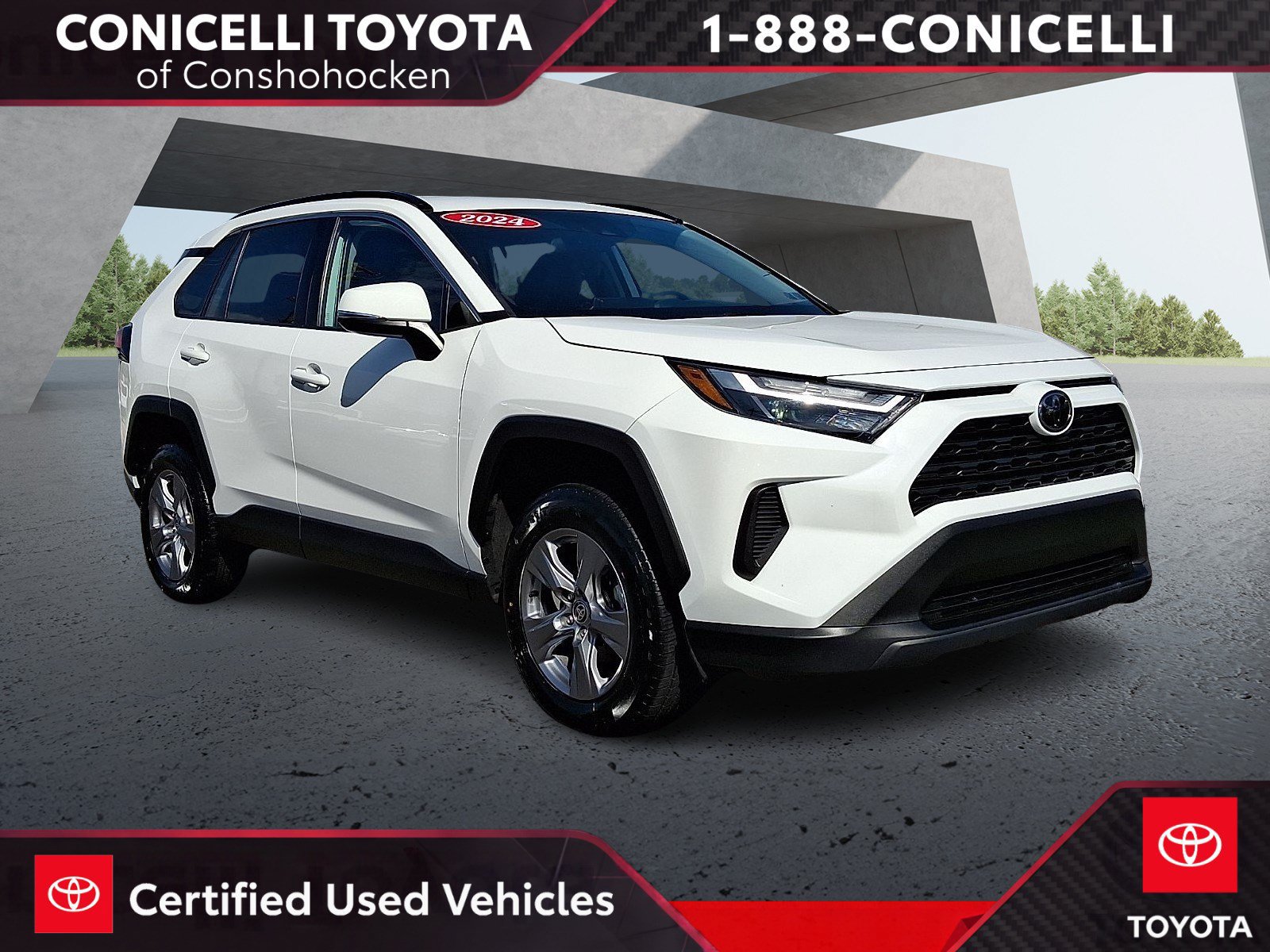 Certified 2024 Toyota RAV4 XLE FWD image 1
