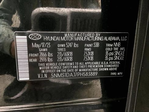 Used 2023 Hyundai Santa Fe SE w/ Cargo Package AWD/4WD image 42