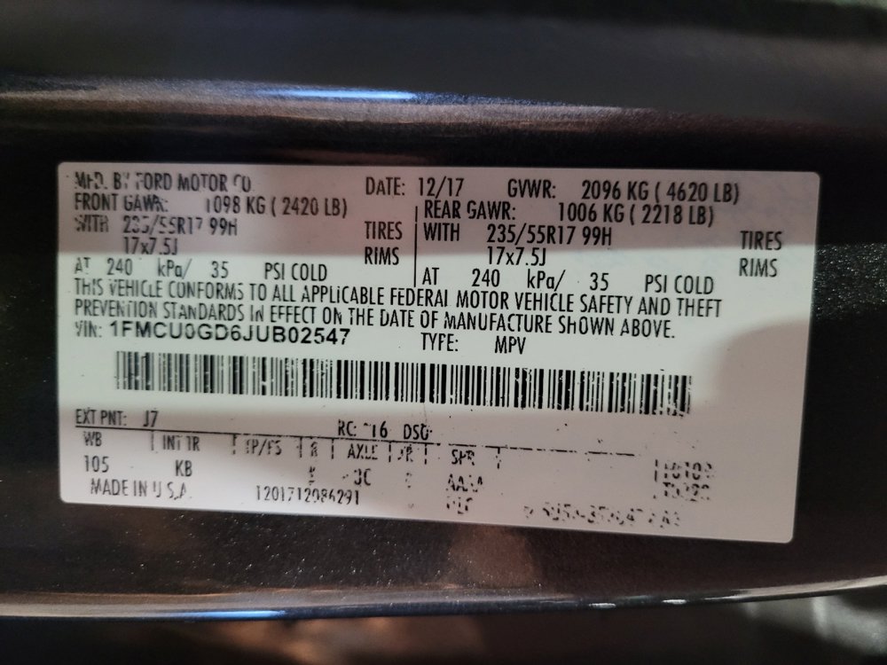 Used 2018 Ford Escape SE w/ SE Sync 3 Package FWD image 33