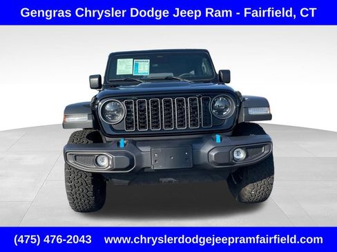 Certified 2025 Jeep Wrangler Unlimited Rubicon 4xe w/ Safety Group AWD/4WD image 2