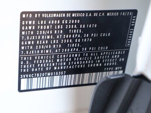 New 2026 Volkswagen Taos SEL image 46