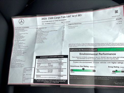 New 2026 Mercedes-Benz Sprinter 2500 image 12