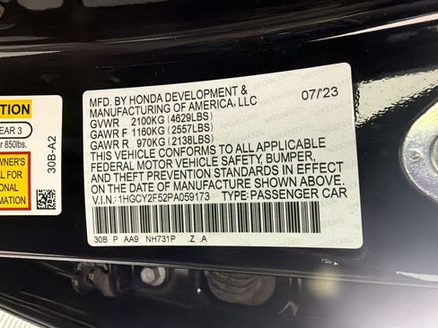 Certified 2023 Honda Accord Sport image 26
