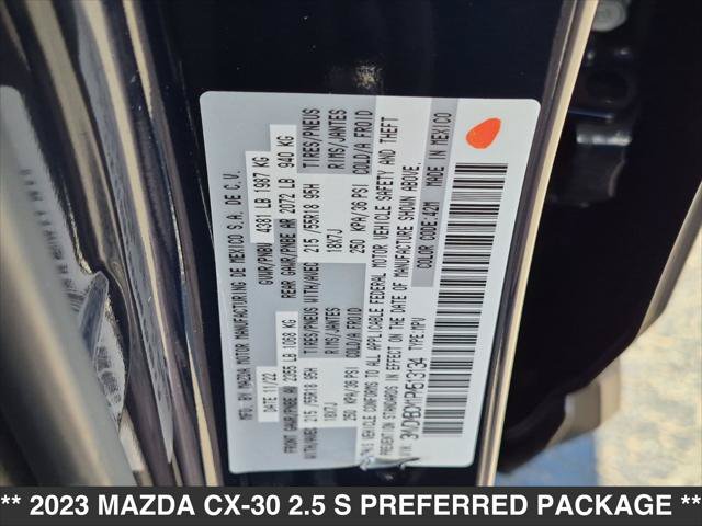 Used 2023 MAZDA CX-30 AWD 2.5 S w/ Preferred Package image 23