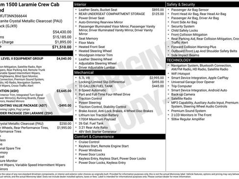 Used 2022 RAM 1500 Laramie AWD/4WD image 7