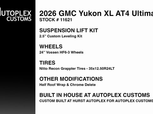 Used 2026 GMC Yukon XL AT4 Ultimate image 2