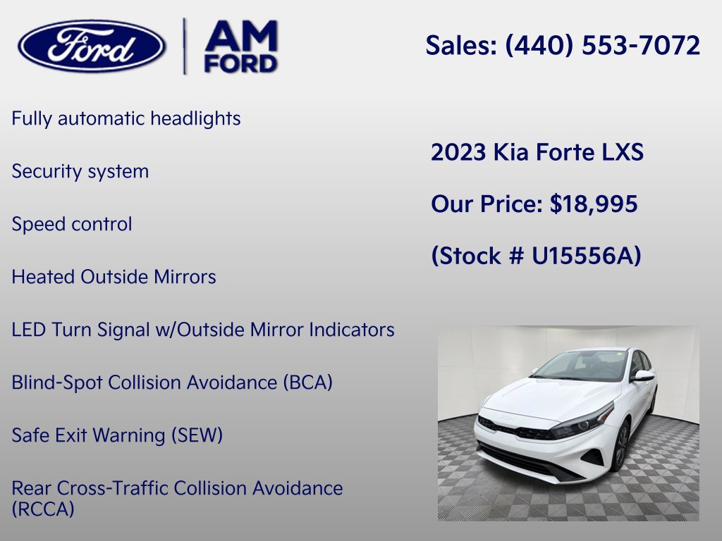 Used 2023 Kia Forte LXS w/ LXS Technology Package FWD image 18
