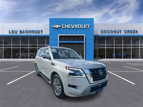Used 2023 Nissan Armada SL w/ Captain's Chairs Package image 1