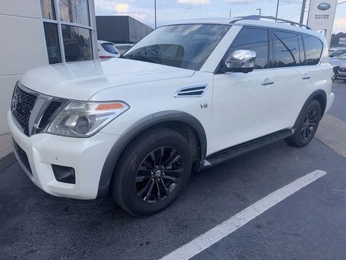 Used 2018 Nissan Armada Platinum w/ Captain Seat Package RWD image 1