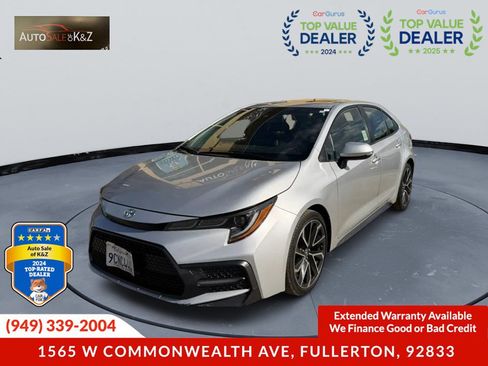 Used 2020 Toyota Corolla SE w/ SE Premium Package image 1