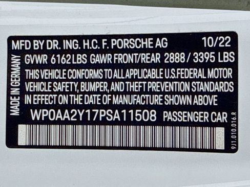 Certified 2023 Porsche Taycan w/ Premium Package RWD image 33
